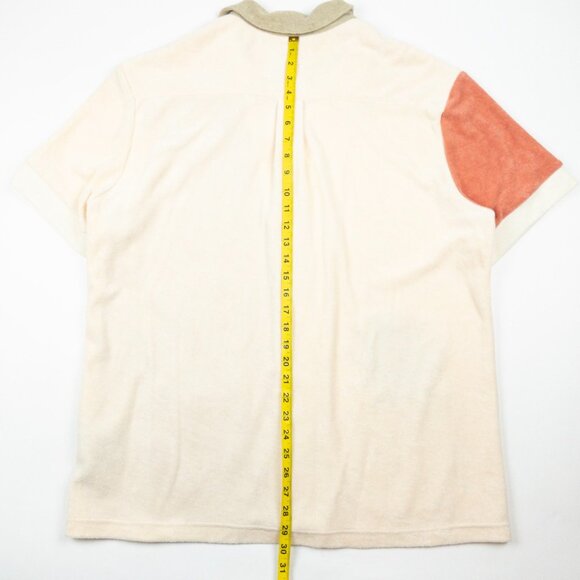 Tombolo Cabana Shirt Mens Large Gusanito Terry Clothing Tropical Graphic Pockets - Picture 8 of 11